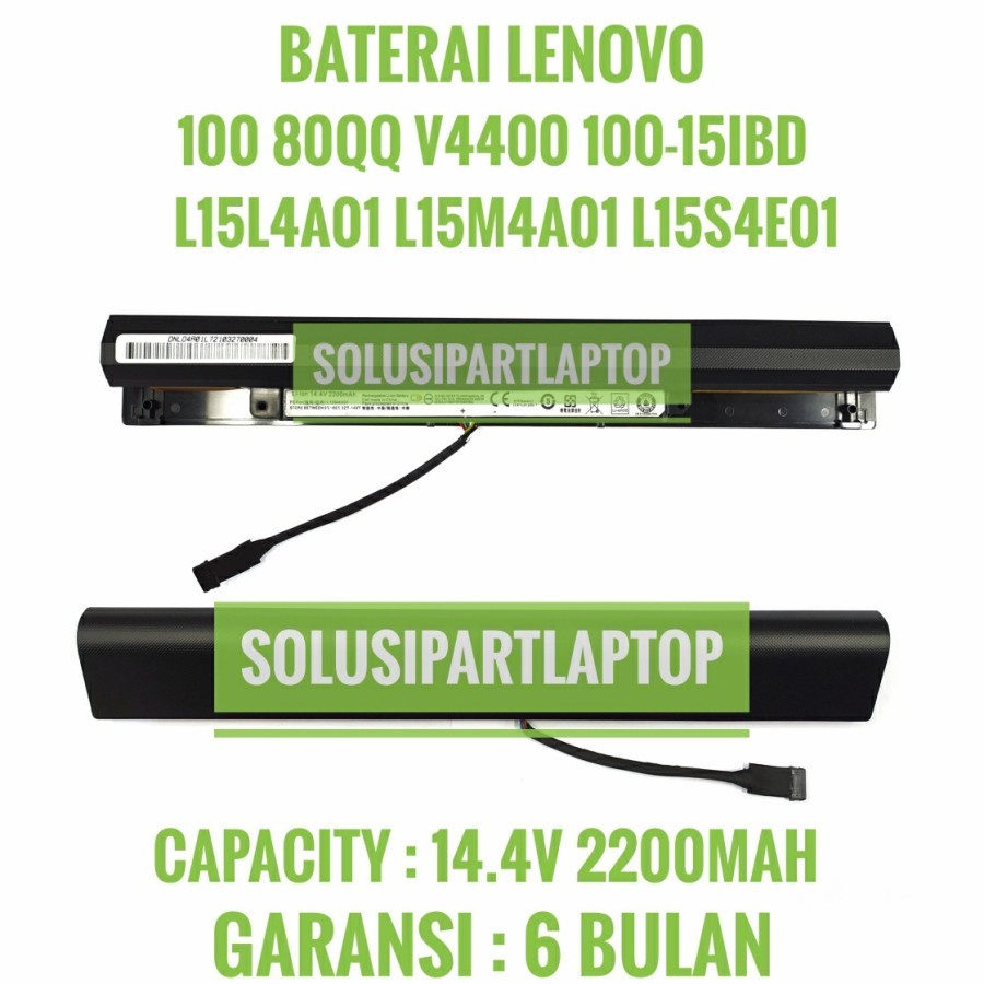 BATERAI LENOVO 15IBD 14IBD 100-14IBD 100-15IBD L15L4A01