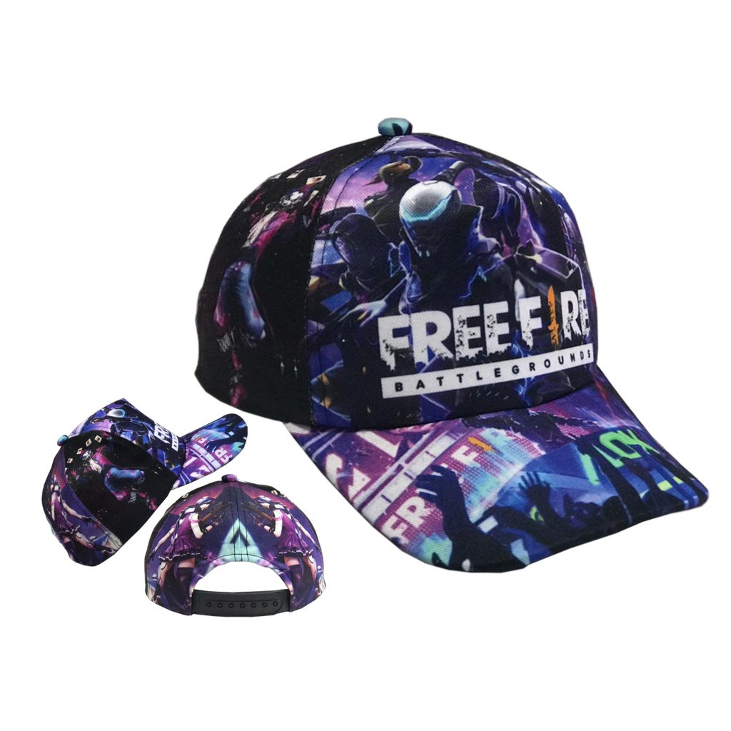 Topi Anak laki laki ff Freefire Full prin terbaru [ COD ]