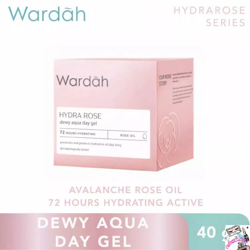 ☃Cutezz_Ching☃Wardah Hydra Rose Dewy Aqua Day Gel 40g