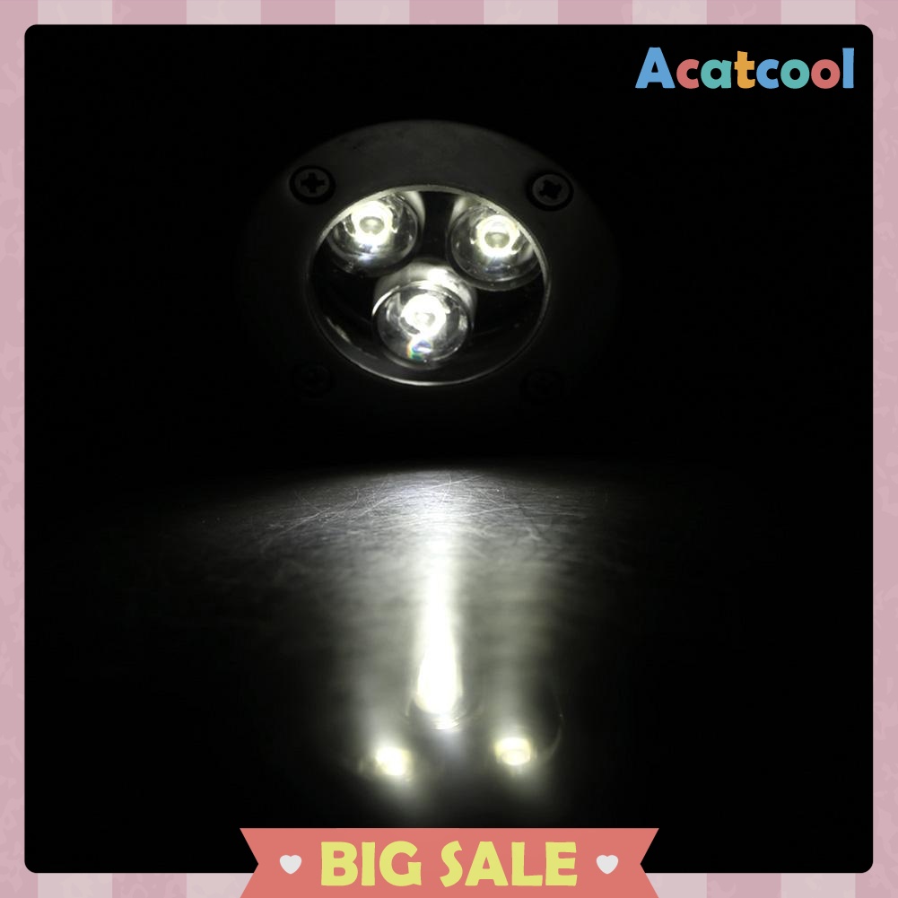 3W LED Underground Light IP65 Buried Recessed Floor Outdoor Lamp AC85-265V