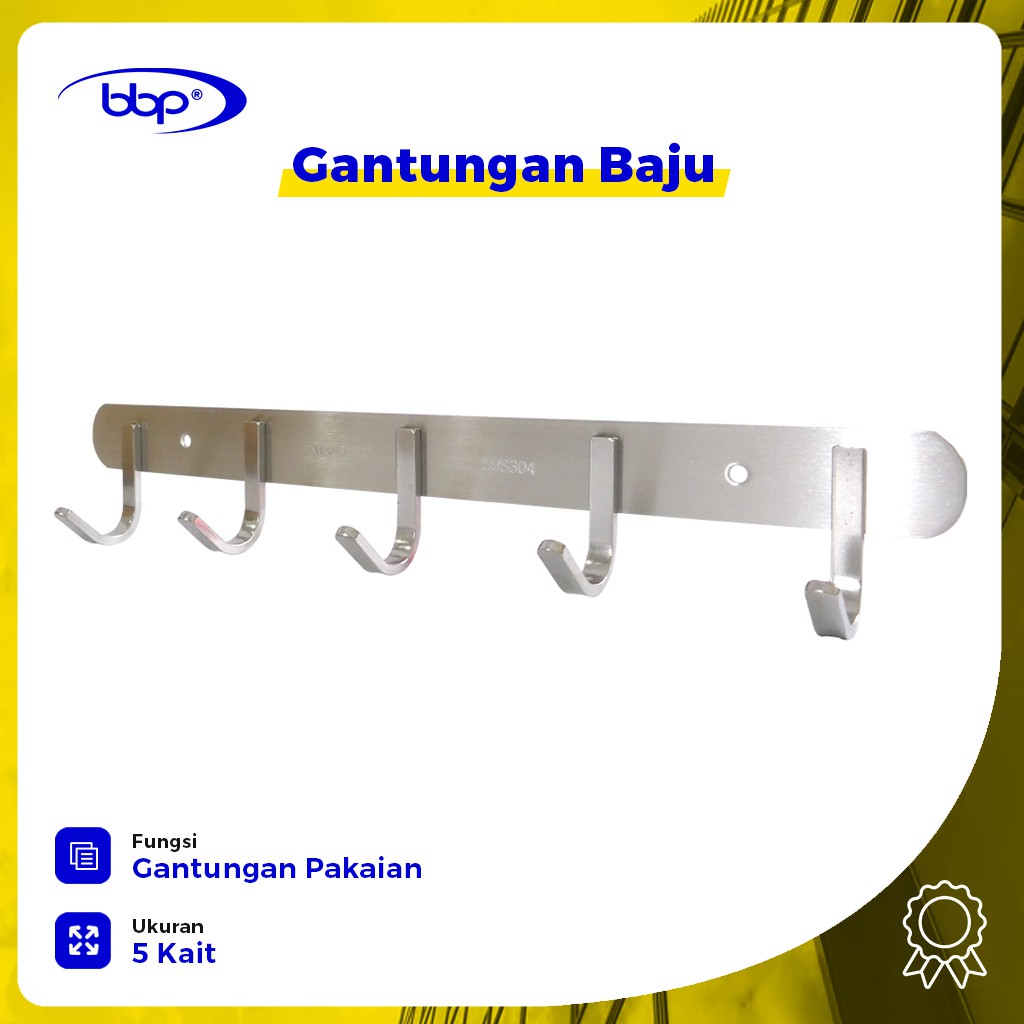 Gantungan Baju Dinding / Gantungan Kamar Mandi