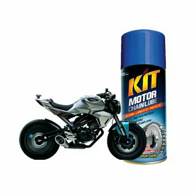 KIT Motor Chain Lube Aerosol 110 Ml (Pelumas Rantai Motor/Sepeda) Chainlube Oli Rantai