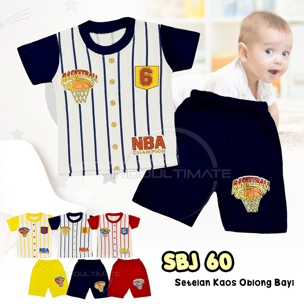 Baju Bayi Setelan Pendek HAO-HAO SBJ-060 Pakaian Bayi Baju Anak Kaos Anak katun tebal