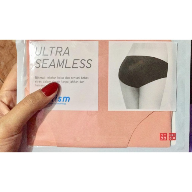 Panty seamless uniqlo pink