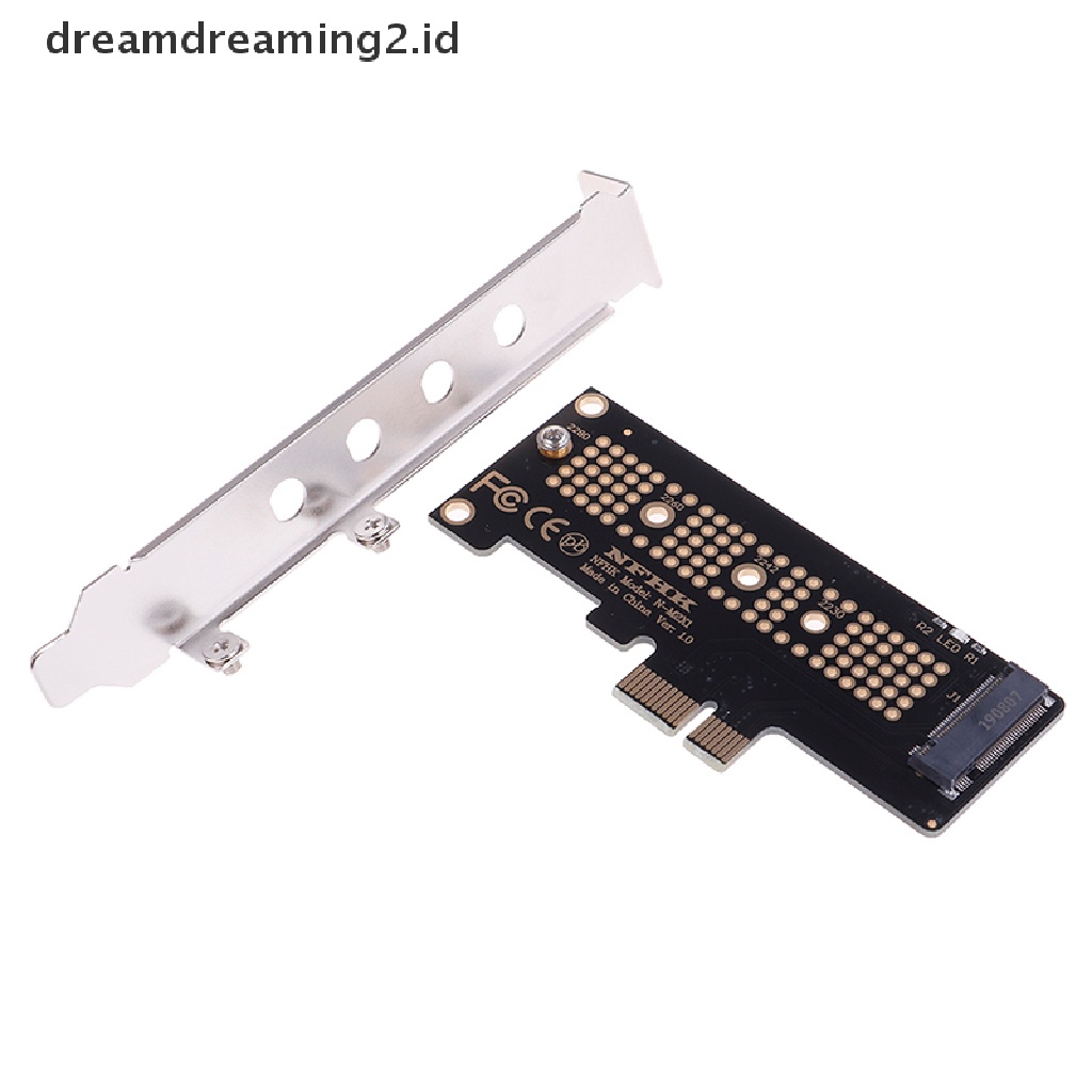 (LIKE) Nvme PCIe x4 x2 M.2 NGFF SSD Ke PCIe x1 adapter Kartu Konverter PCIe x1 Ke M.2 / M.2