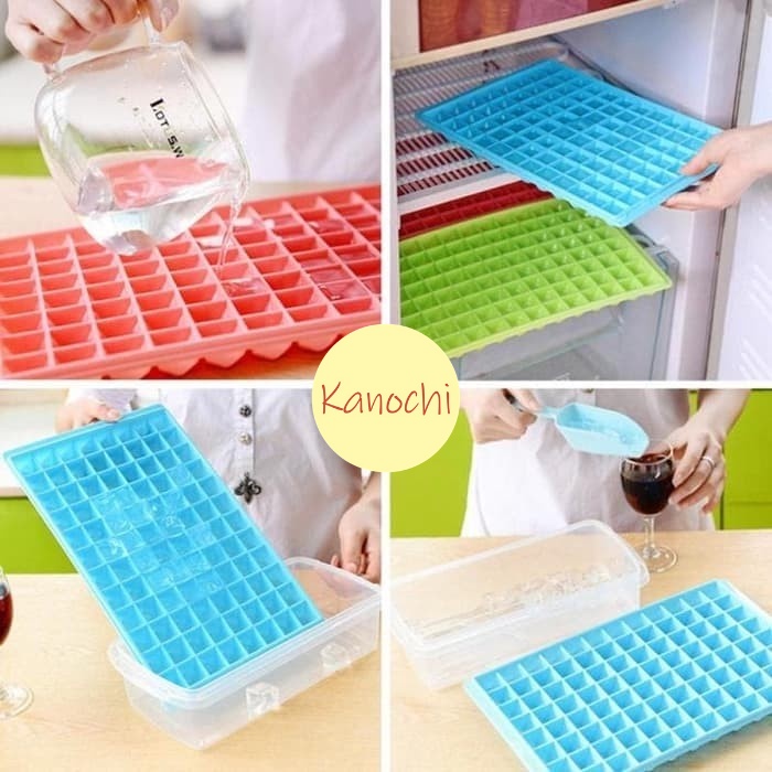 Cetakan Es Batu Kubus Kotak Diamon Jelly Agar Ice Cube Tray 96 Grid