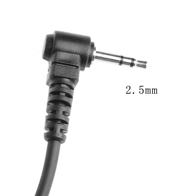 Cre Headset Earpiece Tipe D PTT Mic Untuk Talkabout Walkie Talkie 2.5mm 1-Pin