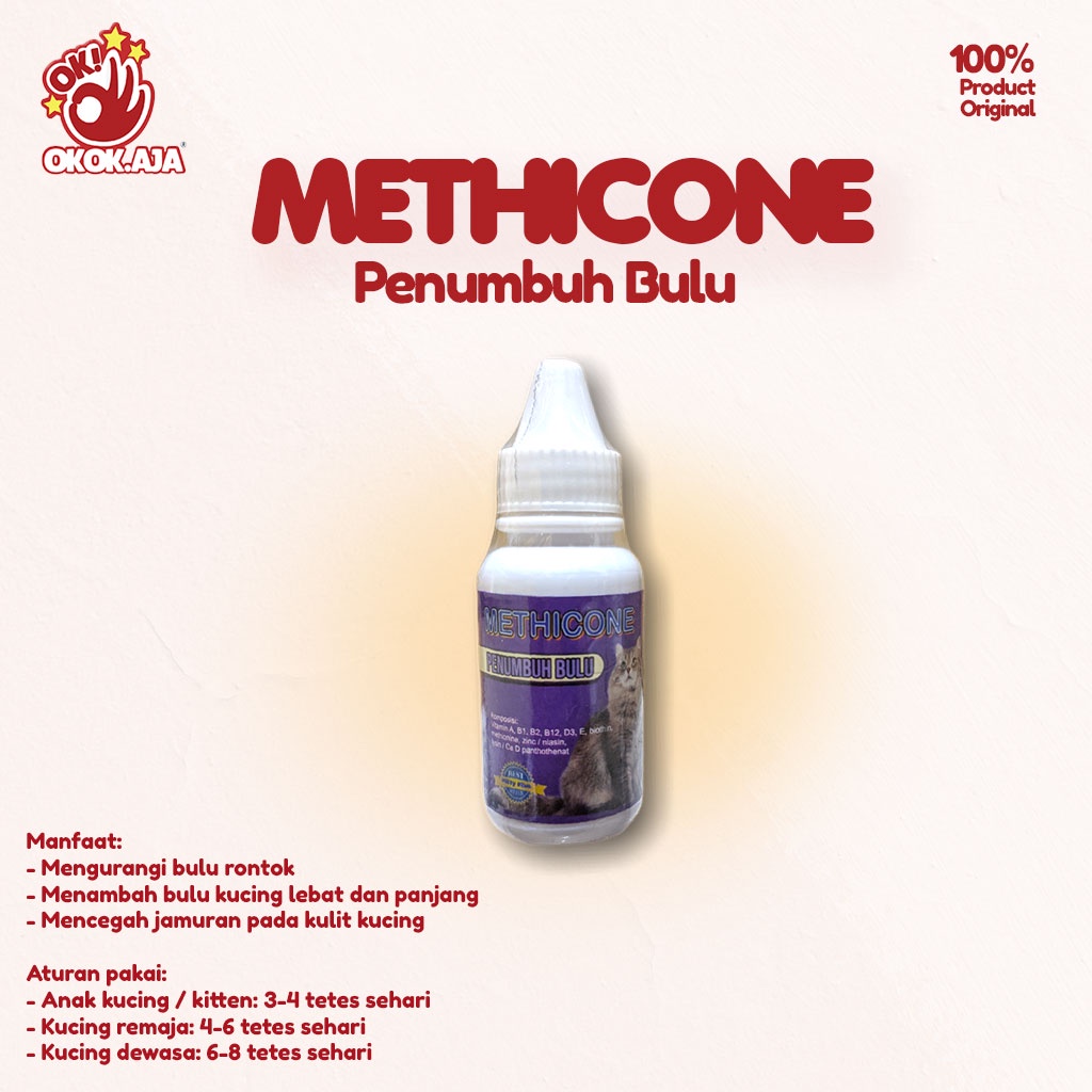 Penumbuh bulu kucing - METHICONE 30ml