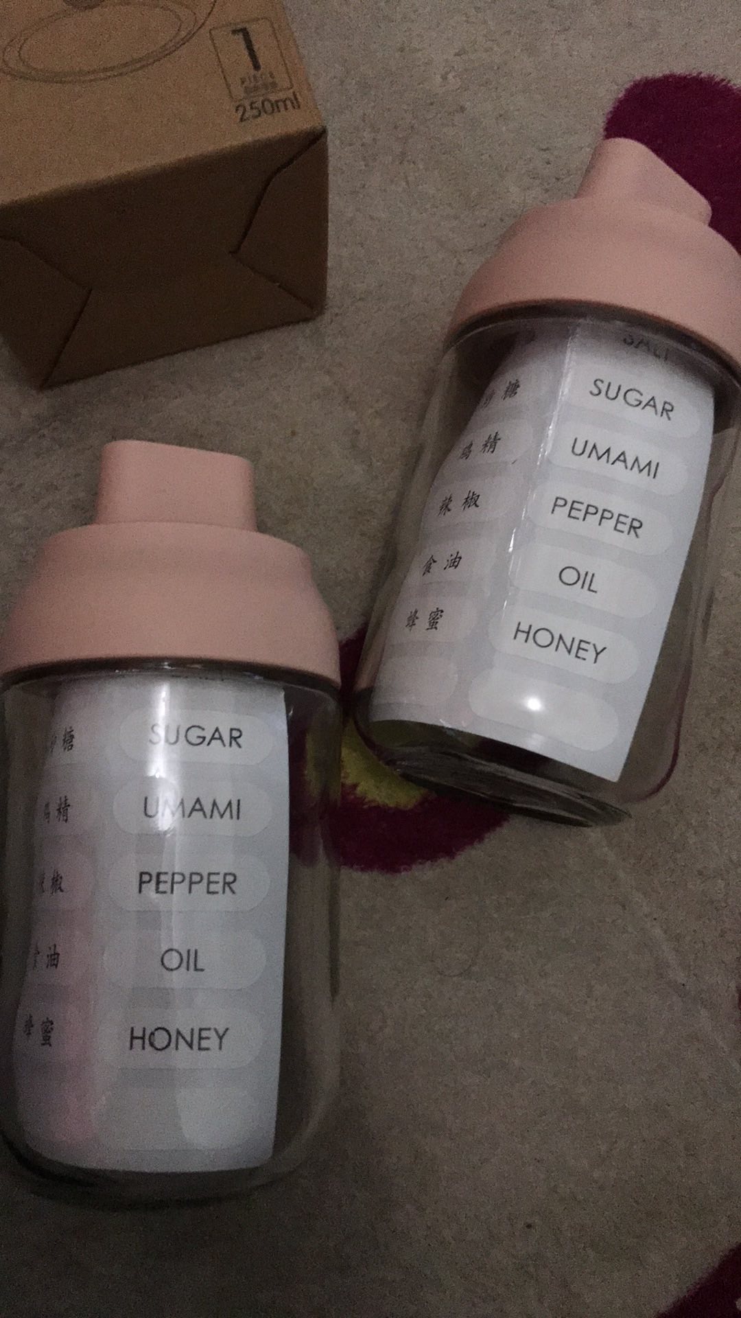 Idea Box Botol Kaca Tempat Bumbu Minyak Honey Kitchen Seasoning Pot Kaca / Beling