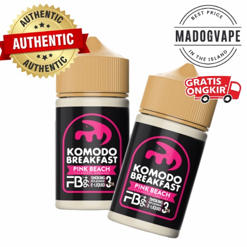 Liquid Komodo Breakfast Pink Beach 60ml by Movi | Komodo Pink Beach