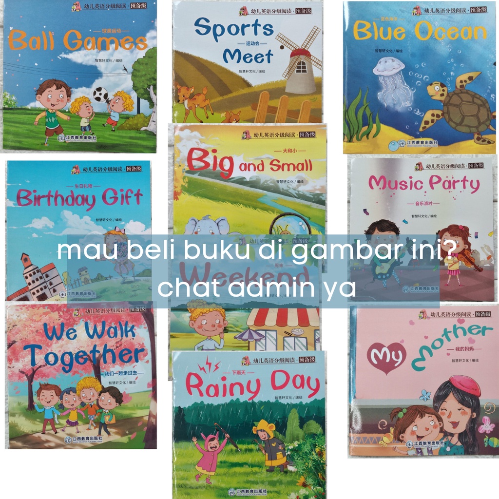 Buku Cerita Anak Import Paperback Smart Book Bahasa Inggris dan China