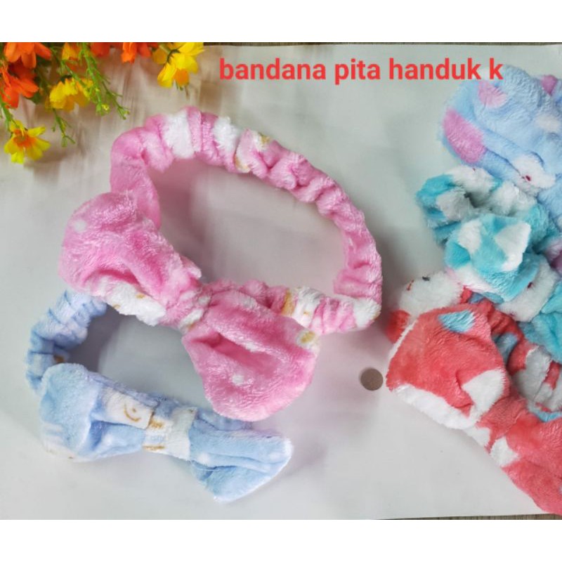 6pcs BANDO BANDANA PITA BLUDRU KECIL GROSIR