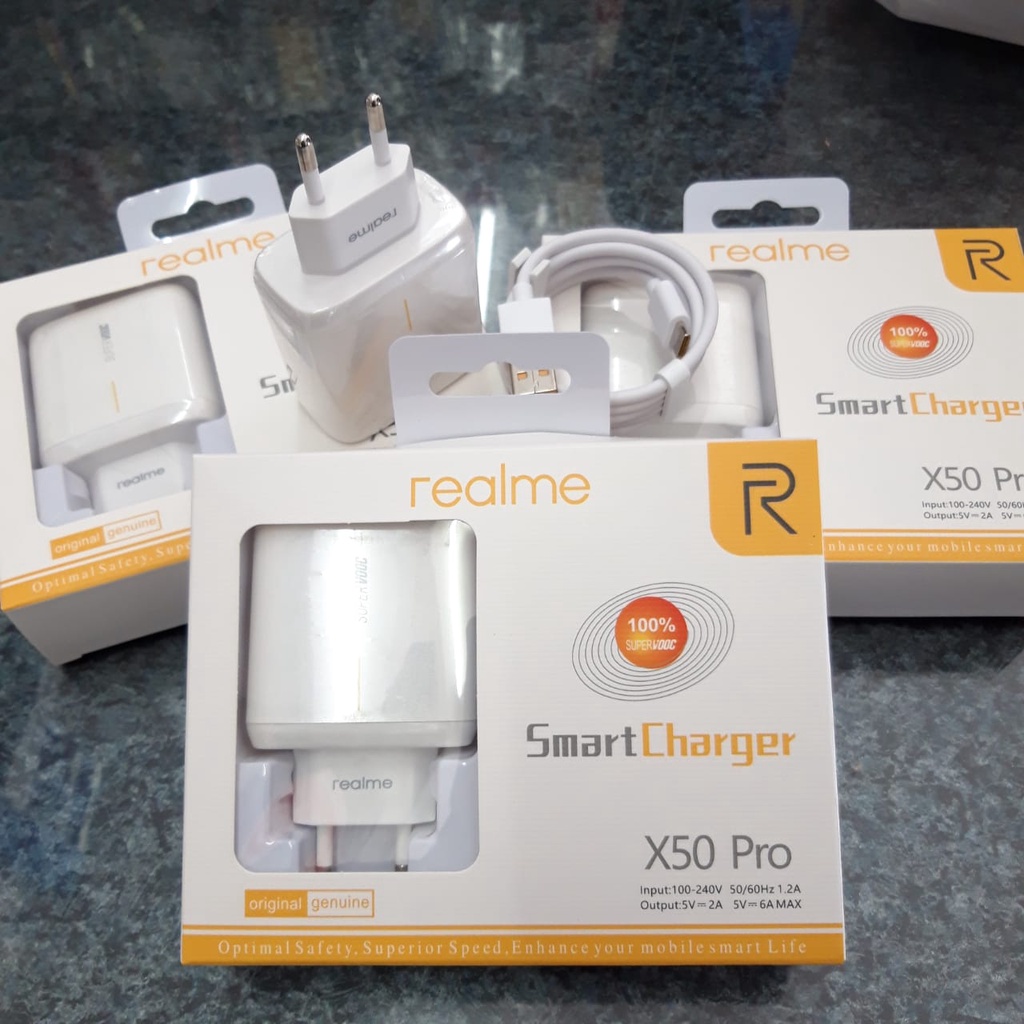 Charger Realme Type C 65W 65 Watt Super VOOC Charger Realme 9 Pro 7 Pro Y50 Y30 all Realme/Oppo with fitur VOOC on berkualitas