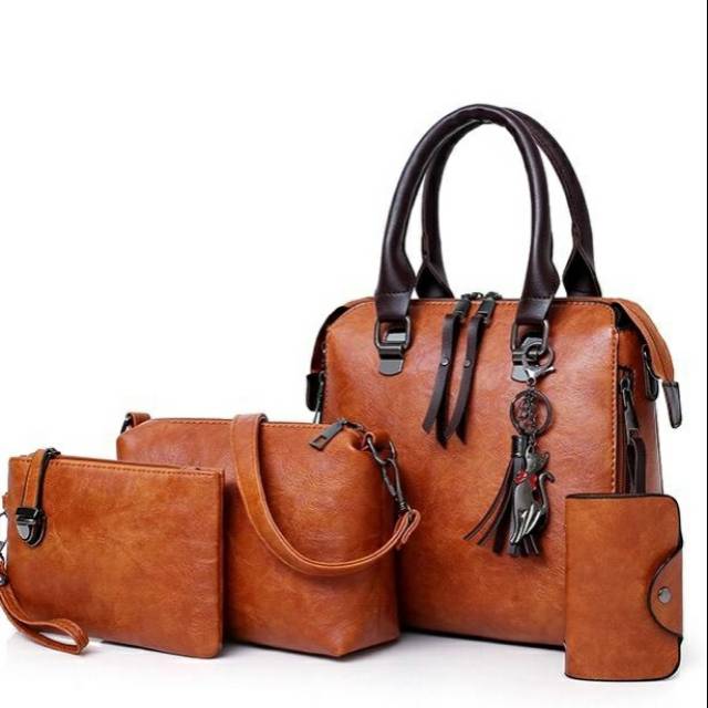 GT 1662 BQ 2445 Risce Tas HAND BAG import 4in1 wanita cewek EL 458 JT CR 7180 LT 1496 GI 819624