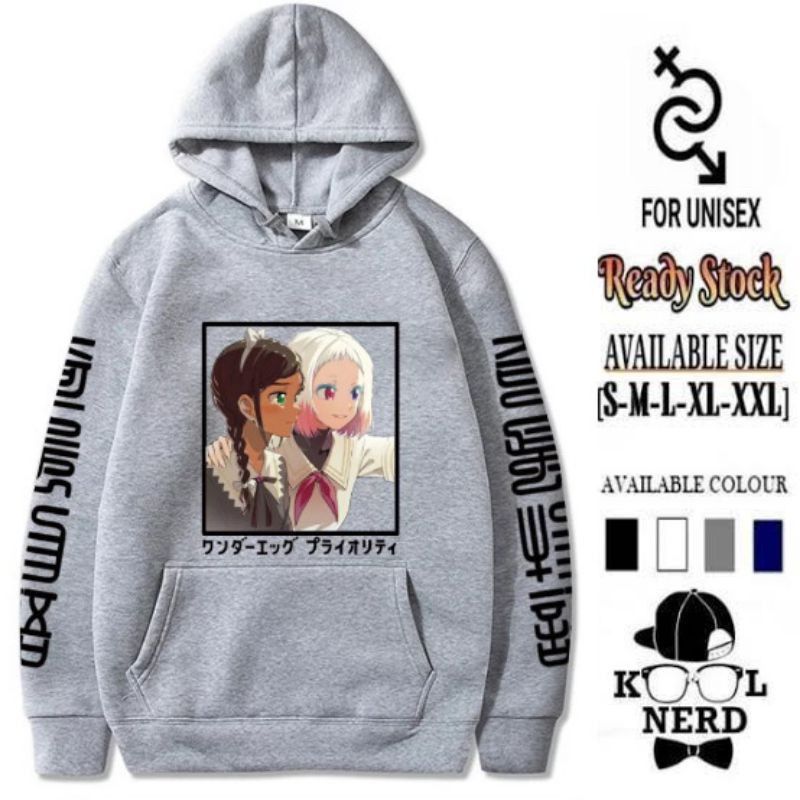 HOODIE FASHION ANIME WONDER EGG PRIORITY NEIRU & KAWAI RIKA KARAKTER