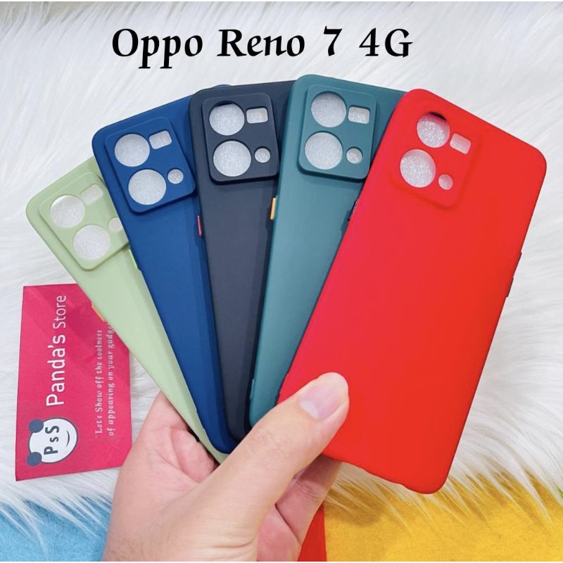 Case Oppo Reno 7 4G Babycase + Pelindung Kamera, Makaron Full Color (PsS)