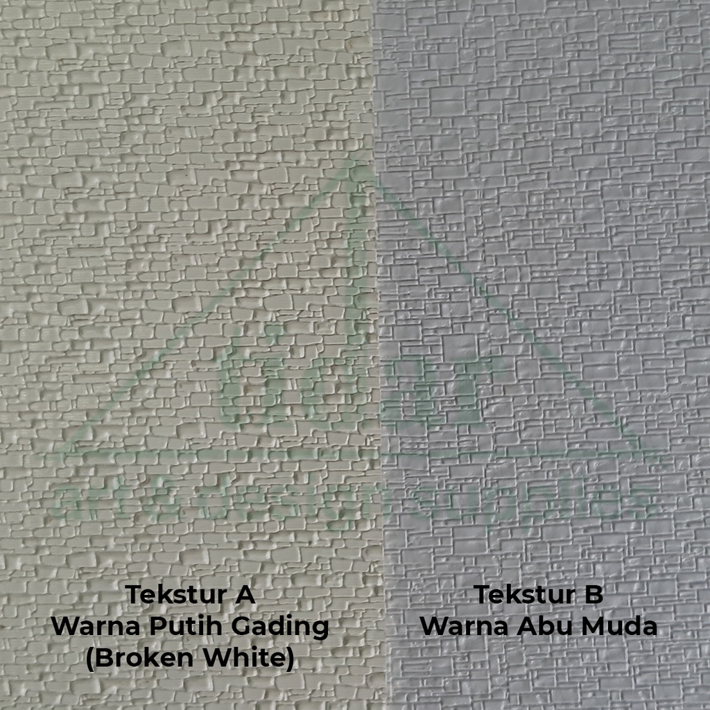 Dinding Maket Plastik ABS Lembaran Tekstur Timbul - 3D Texture