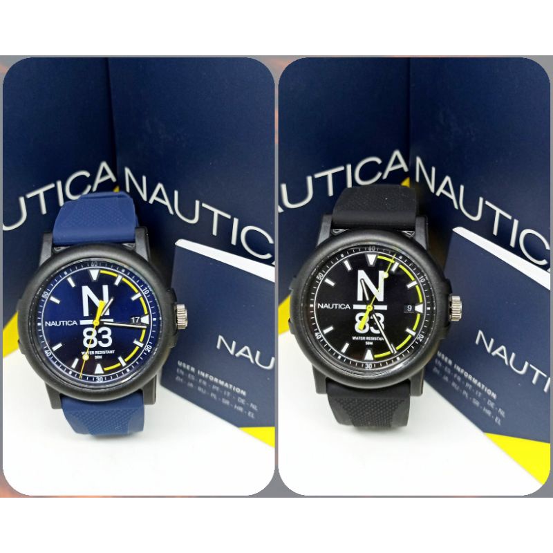 Jam Tangan Wanita Nautica NAPEPS101 NAPEPS106 Tali Karet / Rubber