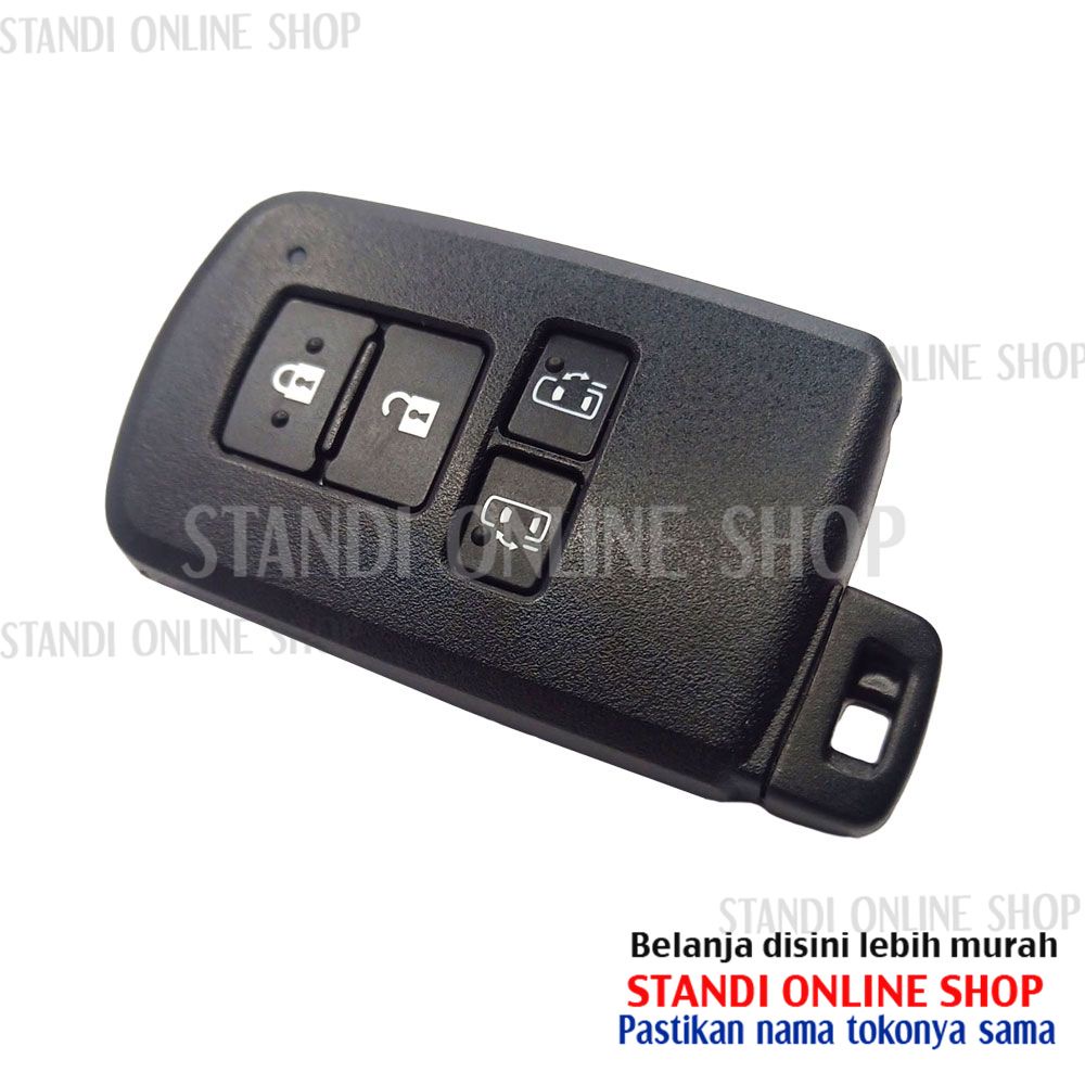 Remote Set Komplit Kunci Smartkey Toyota New Voxy Original