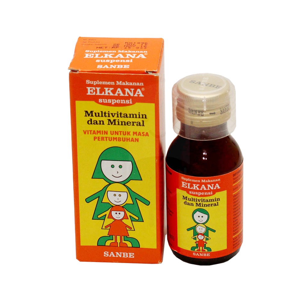 READY ELKANA 60ML MULTIVITAMIN MINERAL MASA PERTUMBUHAN