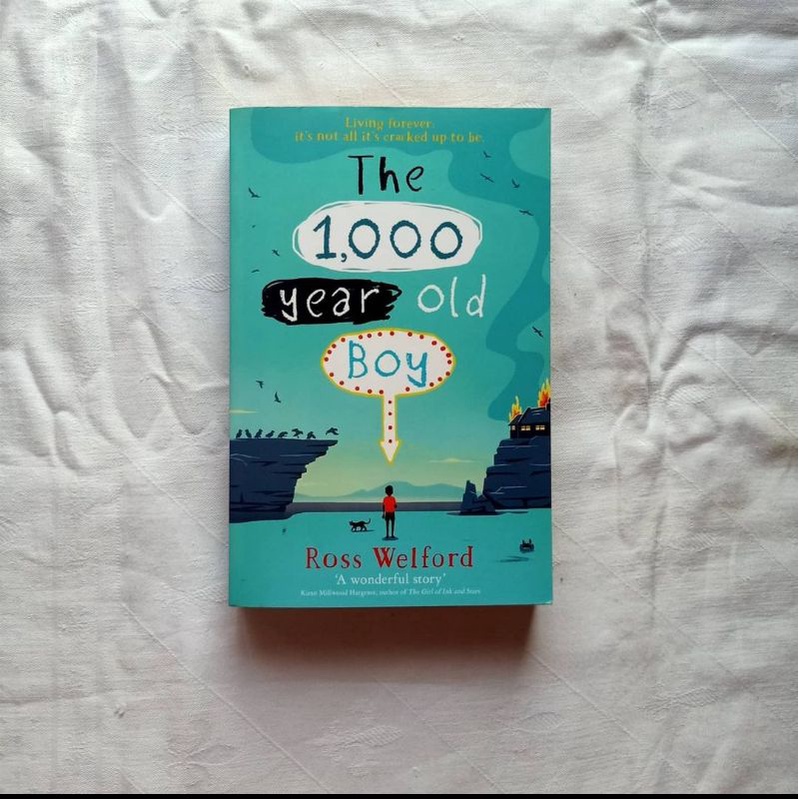 (original,import) The 1000 year old boy by Ross welford buku import novel
