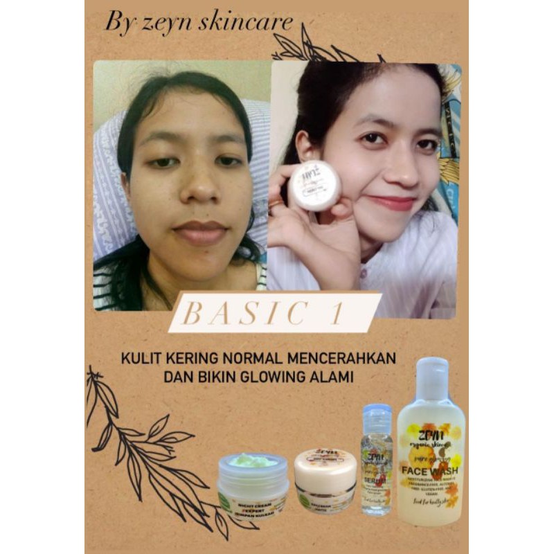 BASIC 1 ZEYN SKINCARE KULIT NORMAL KERING