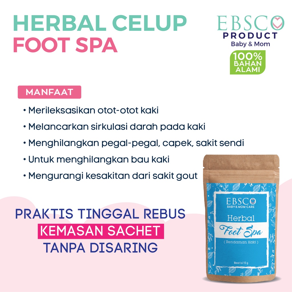 SPA KAKI FOOT SPA RENDAM KAKI RENDAMAN HERBAL CELUP REMPAH EBSCO