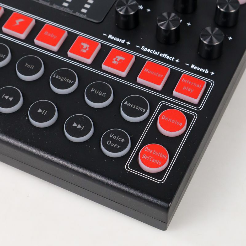 Mixer USB Sound Card Live Broadcast Recording Special Effect - M9