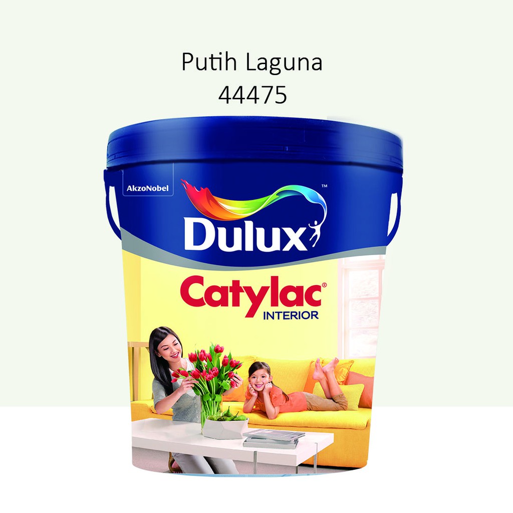 Jual Cat Dinding Dulux Catylac Interior Netto 5 Kg Putih Laguna 44475 Indonesiashopee Indonesia 8661