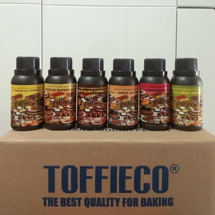 

Toffieco Pasta Perisa Stroberi Black Forest Zero Bakar Mocca Mangga BERKUALITAS