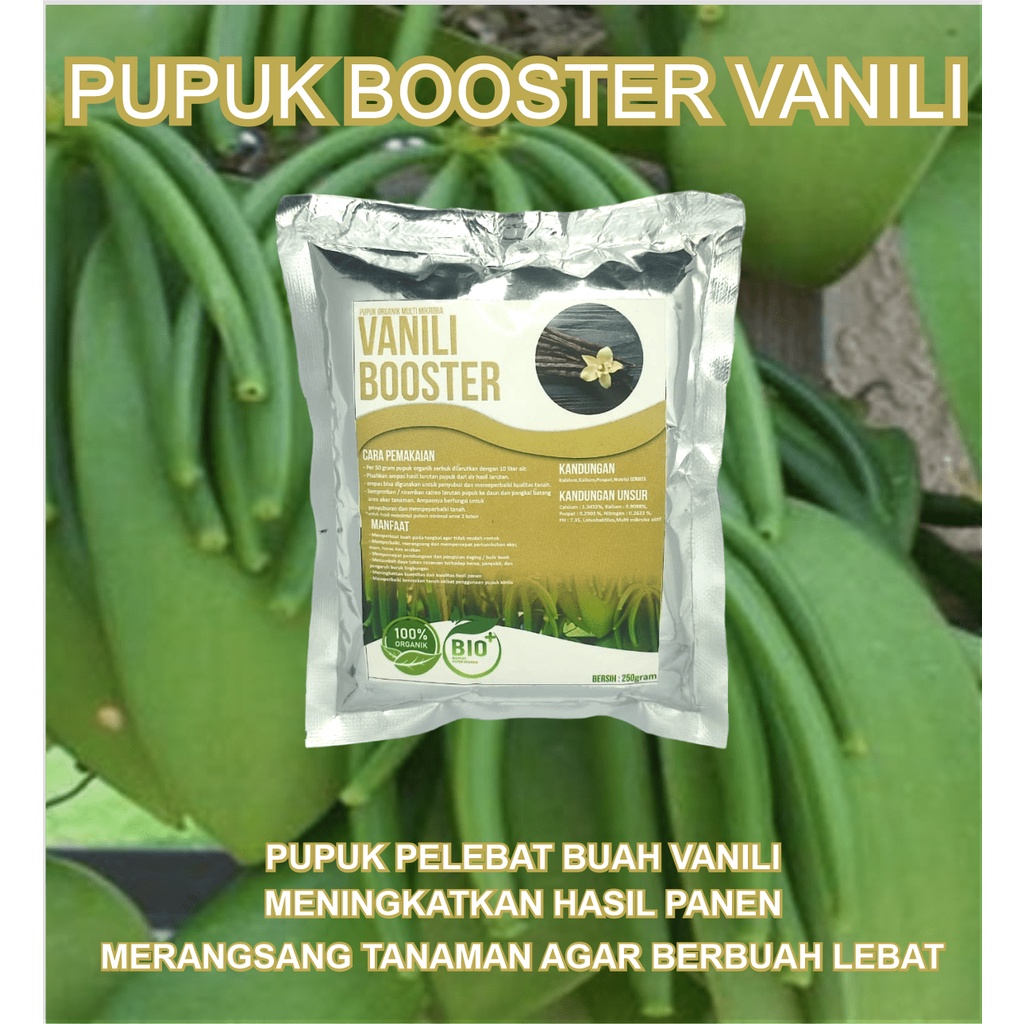 Pupuk  buah vanili pupuk organik penyubur tanaman vanili pupuk boster vanili pupuk booster vanili pu