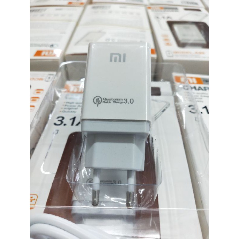 Charger Xiaomi 3.1A 2 USB Type Micro Charger Xiaomi