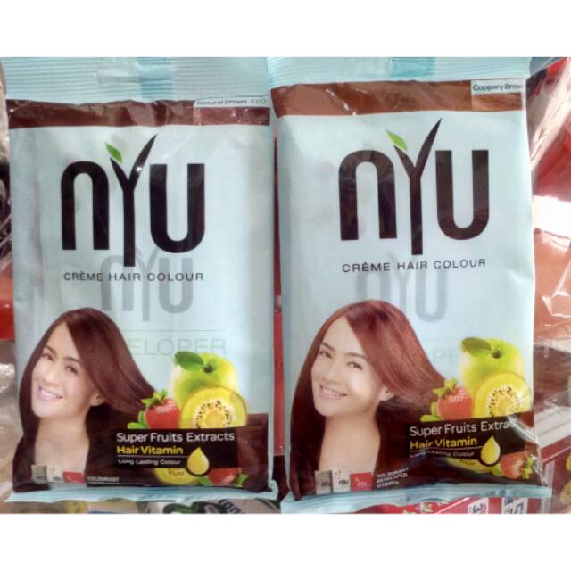 Jual Nyu Pewarna Rambut Creme Hair Colour Kemasan Sachet Shopee Indonesia