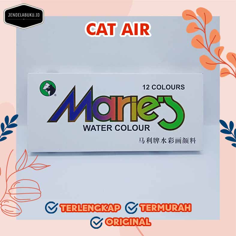 

CAT ACRYLIC / CAT AIR / CAT MINYAK SET ISI 12C / 18C MARIES