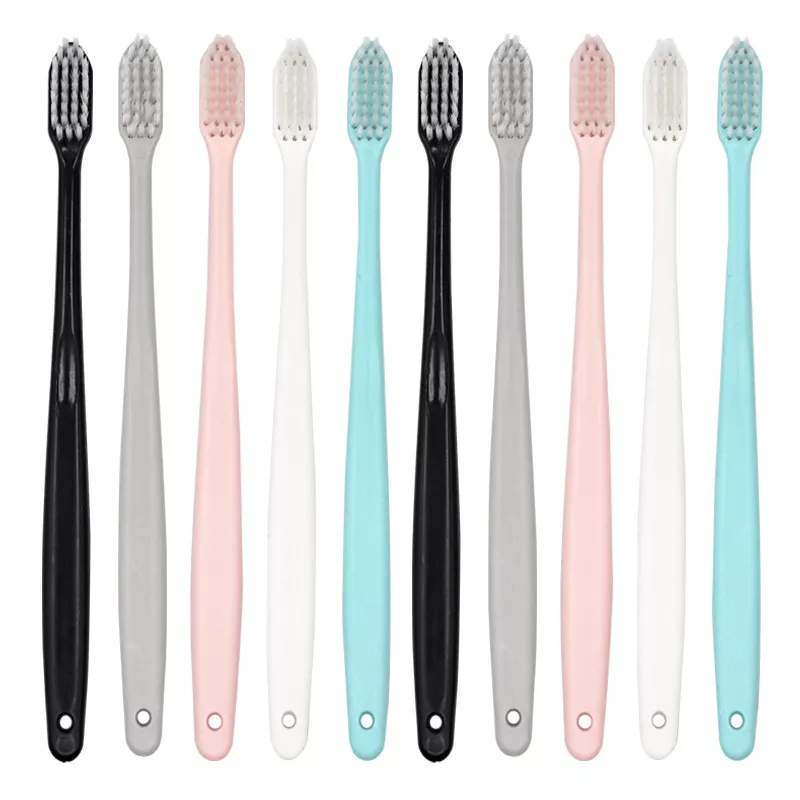 ♥TMALL88♥Sikat Gigi Dewasa Bahan Lembut 1 SET ISI 10 PCS Toothbrush Double Care Sensitive