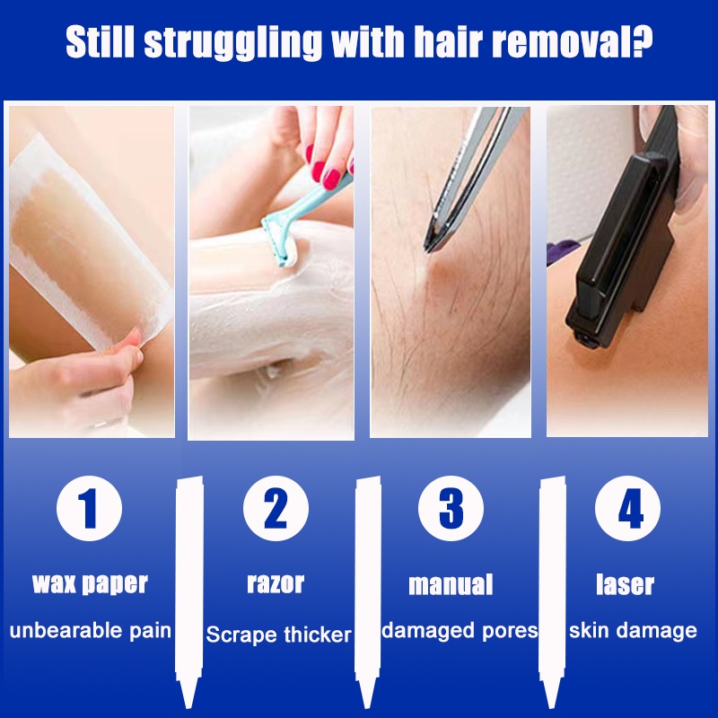 【Barang spot】Semprot Krim Penghilang Rambut Cream Penghilang Bulu Kaki Cream Hair Removal Spray Penghilang Bulu Ketiak Depilatory Cream Krim Perontok Bulu Ketek/Pencabut Bbulu Kemaluan Wax Ketiak Kemaluan Removal Cream Alat Menghilangkan Bulu Vagina