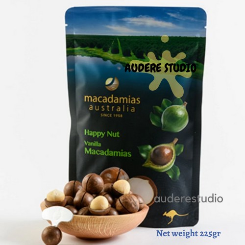 Jual MACADAMIAS AUSTRALIA Happy Nut Vanilla Macadamias 225g Indonesia
