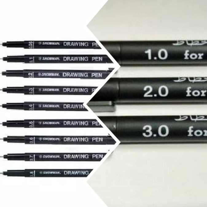 

SET 9 UKURAN SNOWMAN DRAWING PEN TECHNICAL SKETCHING PRO GAMBAR TEKNIK