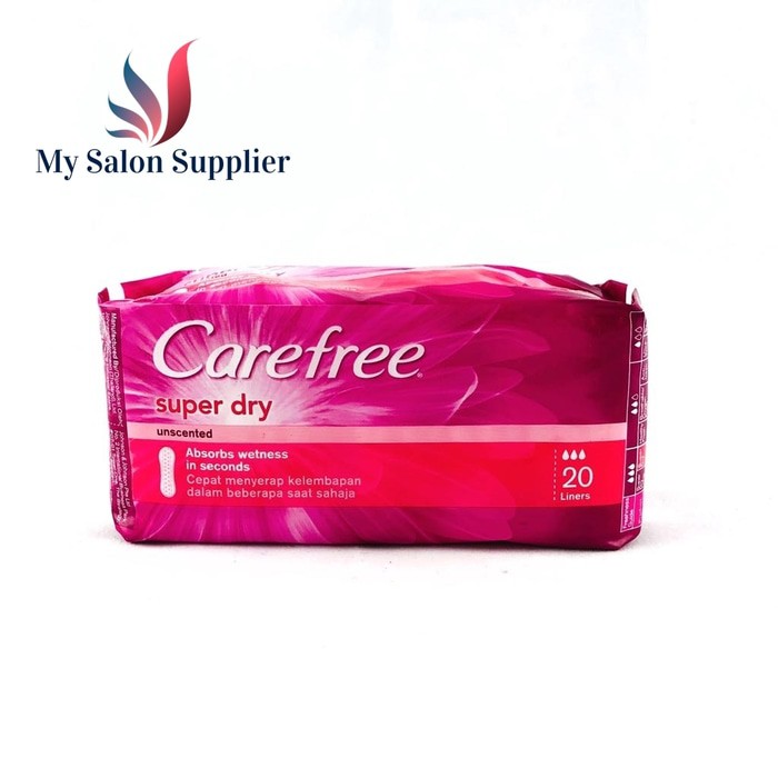 Carefree Super Dry Unscented 20 Liners