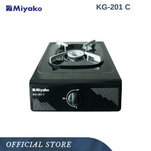 Miyako KG201C Kompor Gas 1 Tungku Black Coating