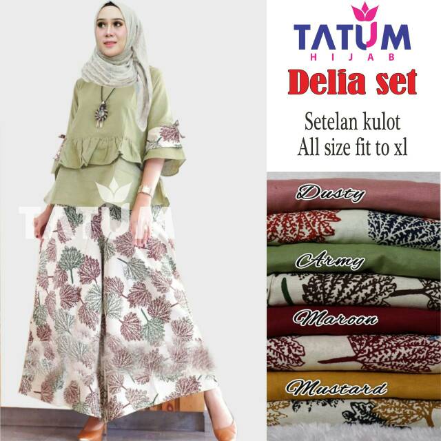 Delia set hijab