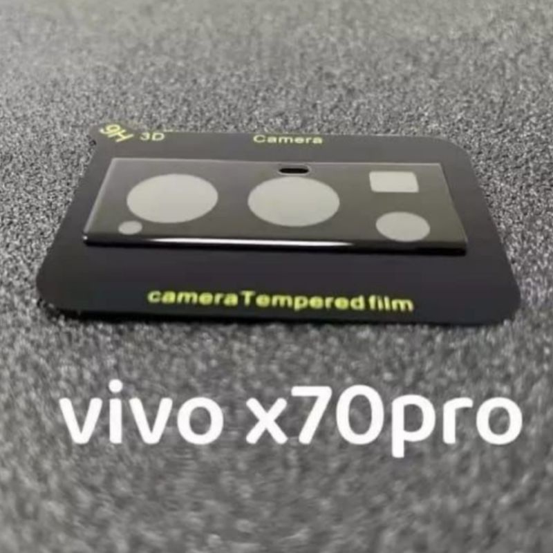 Vivo X70 Pro Anti Gores Camera Full Cover 3D Black Screen Guard Protector Anti Gores Kamera X70pro