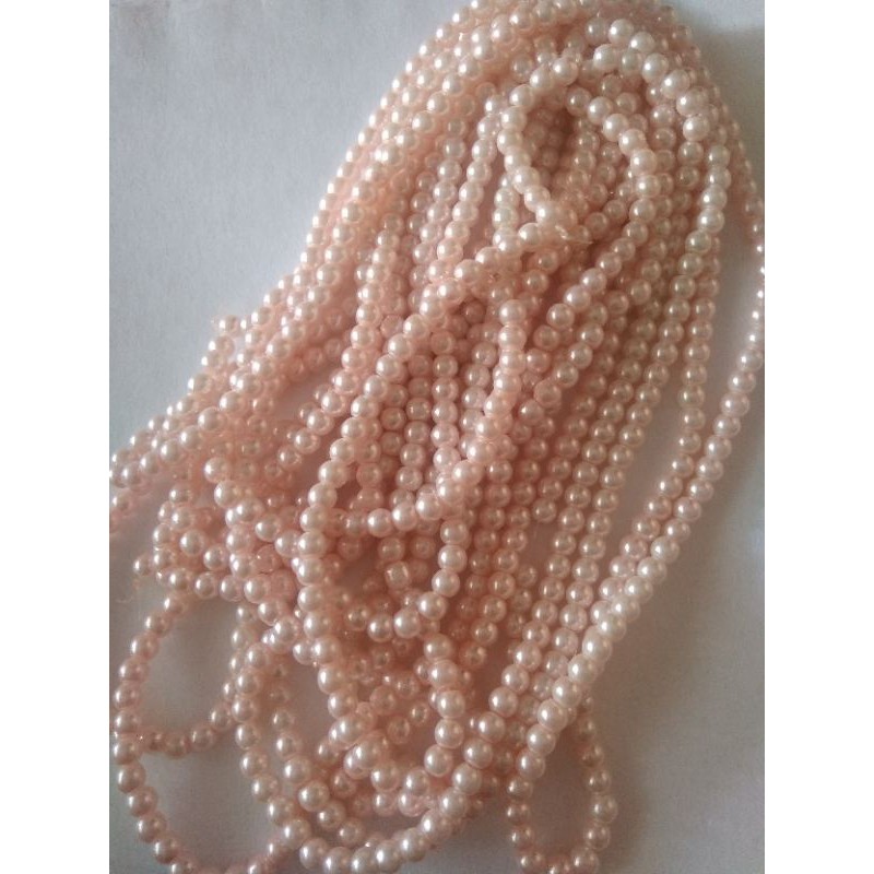 mutsin 6mm/ Mutiara sintetis/mutsin 6mm baby pink