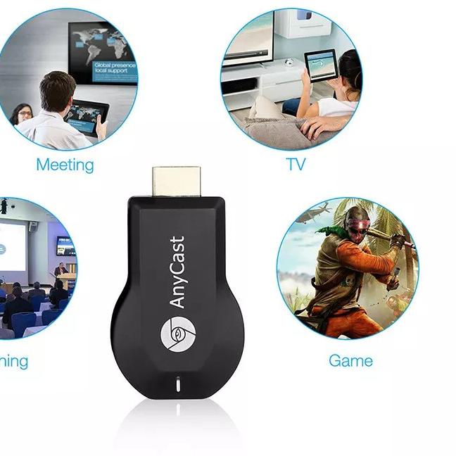 HDMI Dongle Anycast MiraCast Wifi Display Receiver HDTV Wireless 1080HD DLNA Airplay Easy Share Pena