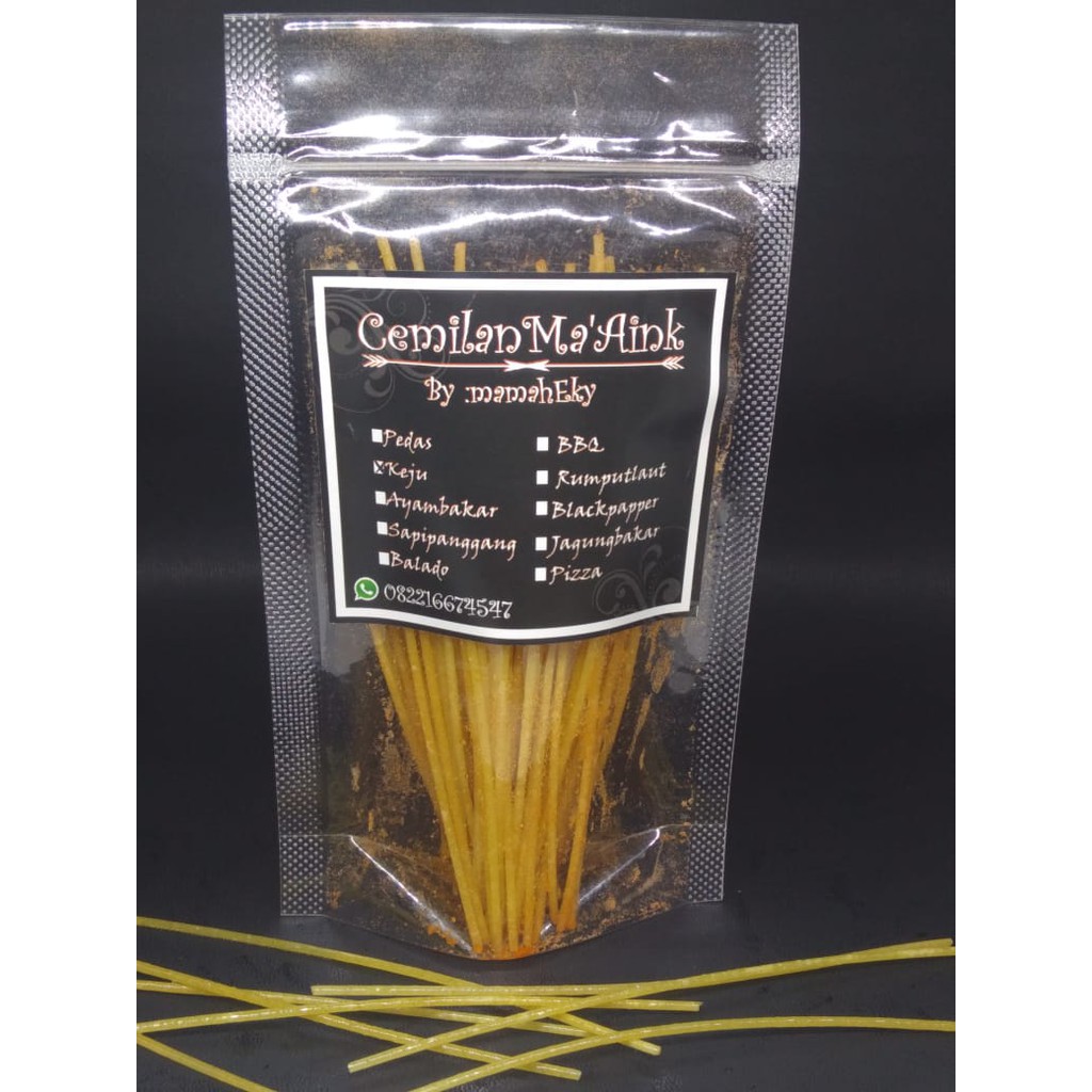 

Keripik Jajanan Jadoel Mie Lidi Cap Ma Aink 500gr