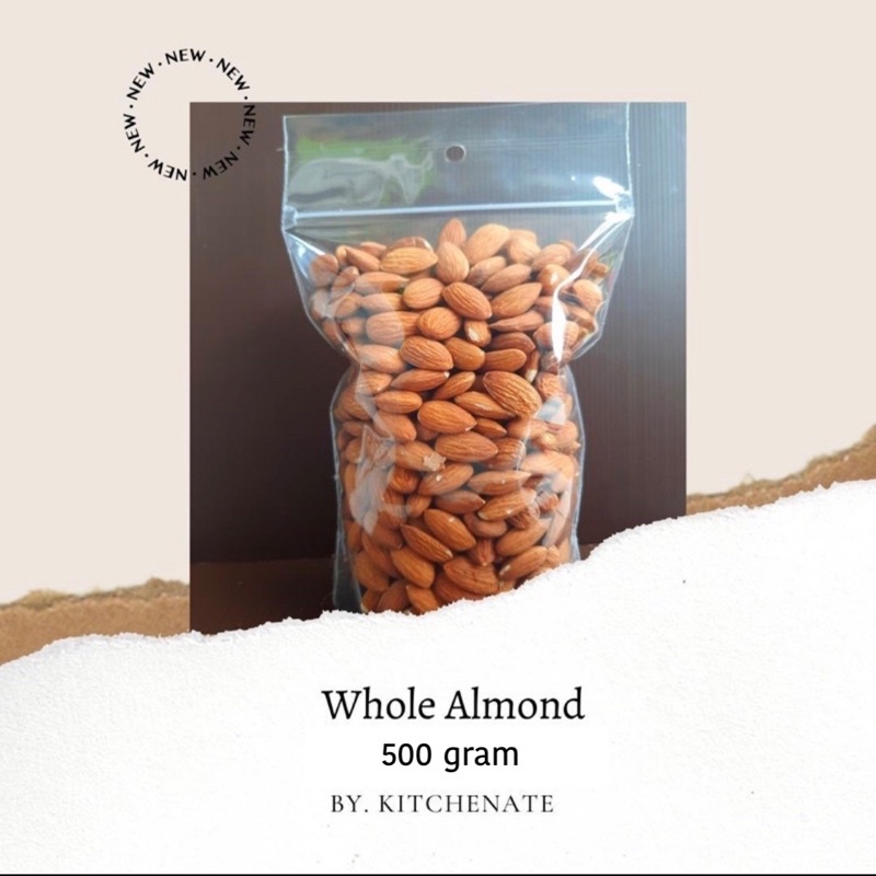 

kacang almond /whole almond/ kacang almond mentah/ kacang almond asli