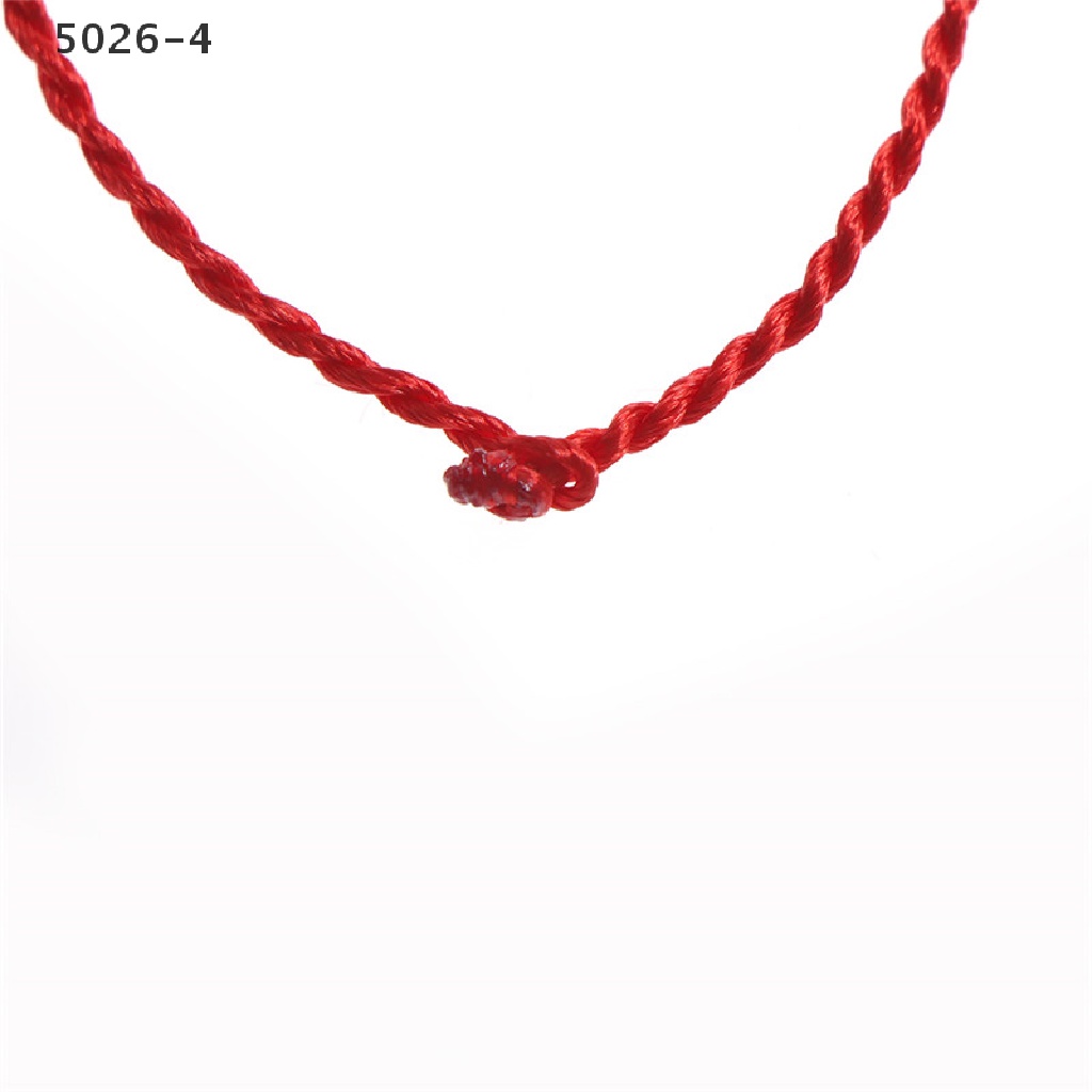 5026-4 50X Cord STRING KABBALAH LUCKY BRACELETS Against Evil Eye for Success red black 5026-4