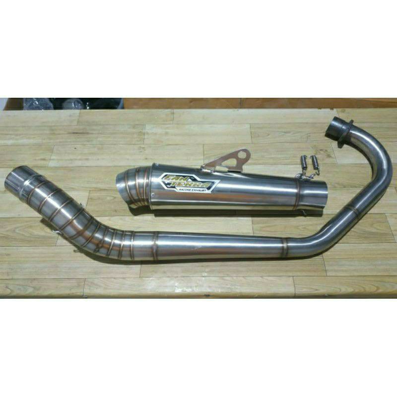 Knalpot Racing Fantera Megapro Tiger CB GL Pro Vixion Satria Fu..Leher Paten