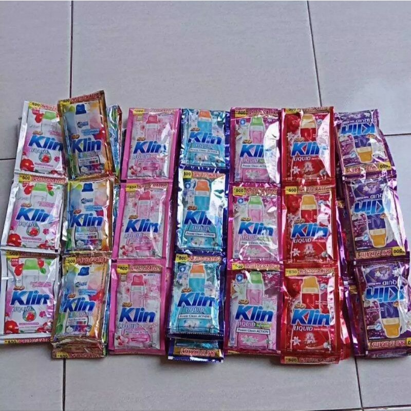 so klin softergent renceng soklin detergen cair liquid harga perrenceng isi 12