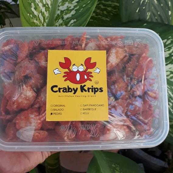 

[SKU PRODUK : LRG97] BABY CRAB Craby Krips JUMBO KEMASAN BOX 100 GR ASLI TANGAN PERTAMA